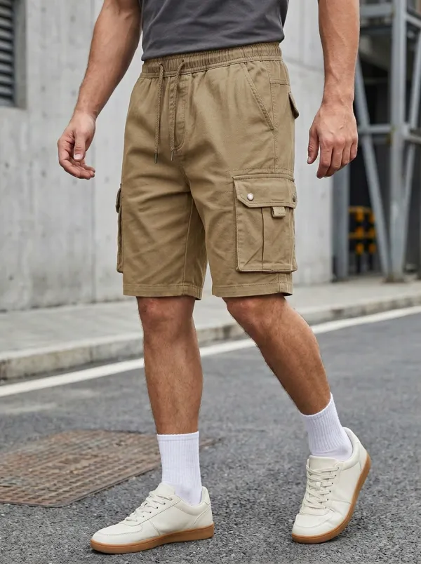 Classic Multi-Pocket Casual Cargo Shorts