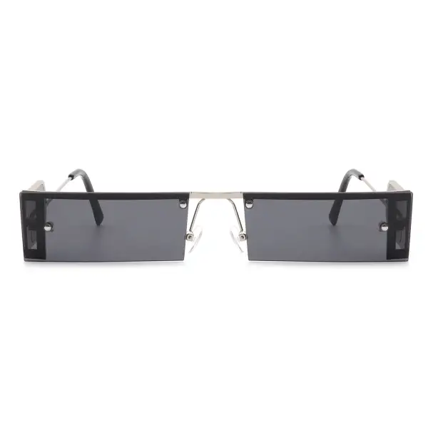 Rectangle Flat Top Frame Sunglasses