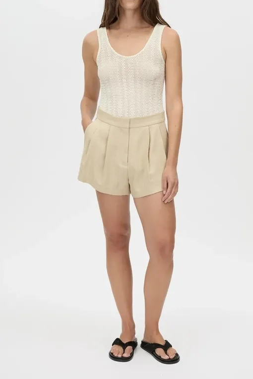 Wheat Tailored Shorts