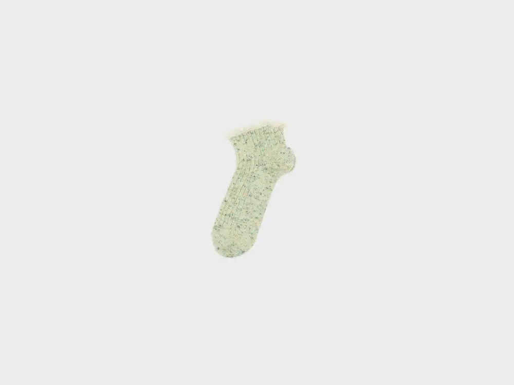 Wool Ribbed Casual Socks