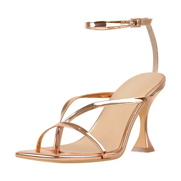 Band High Tapered Heel Sandals