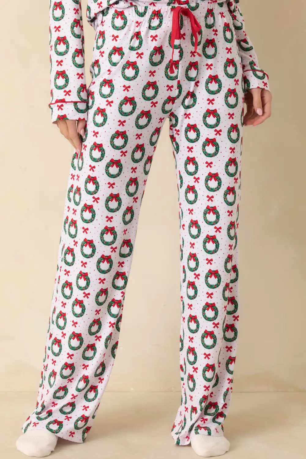 Merriest Thing Multi Wreath Pajama Pants