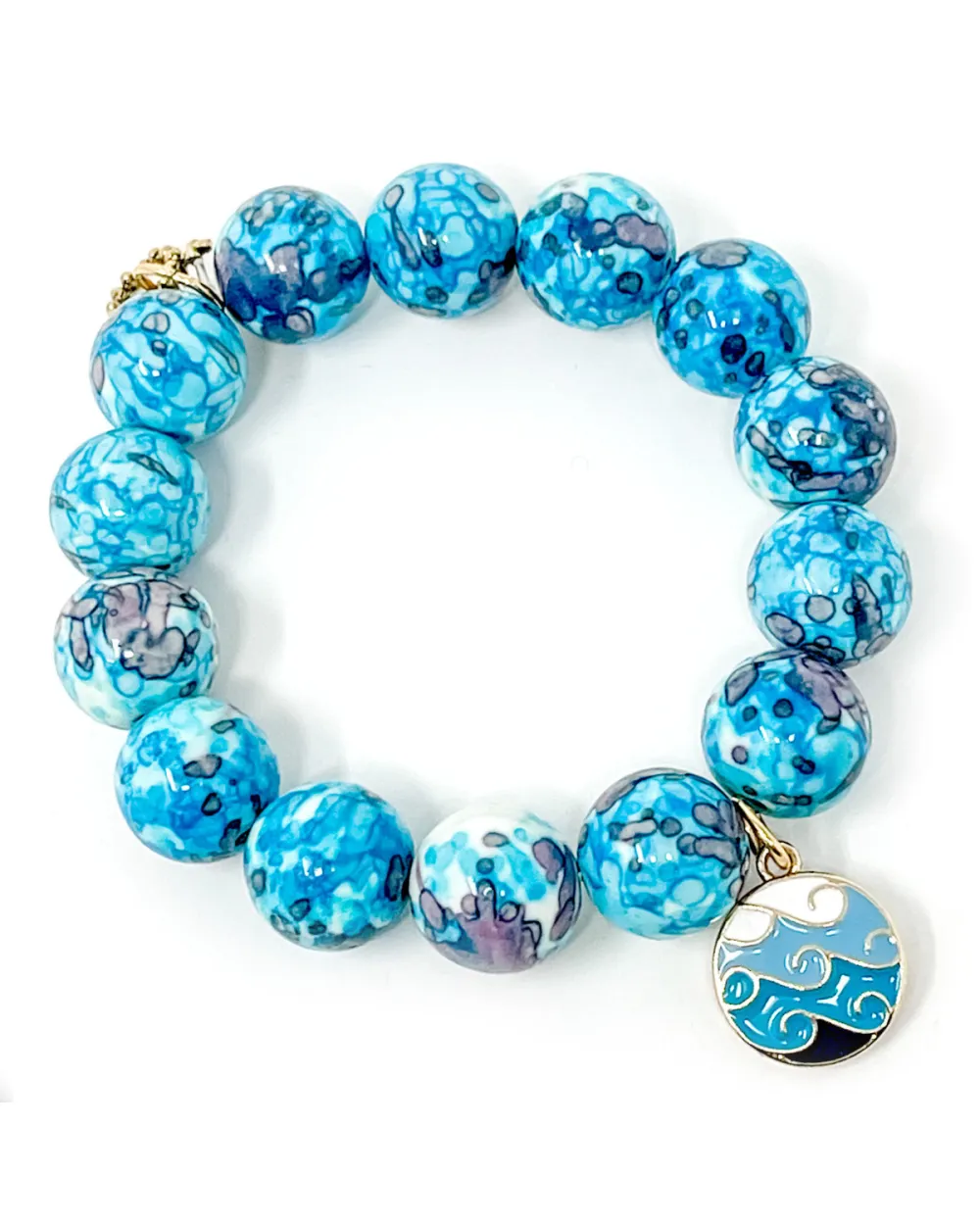 Wave Gemstone Bracelet