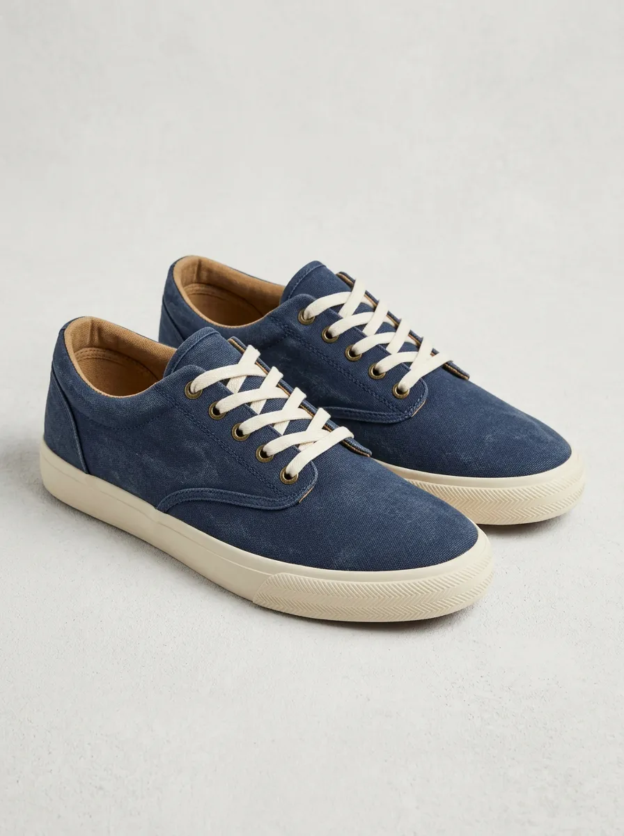 Modern Graphic Edit Men's Canvas Shoes