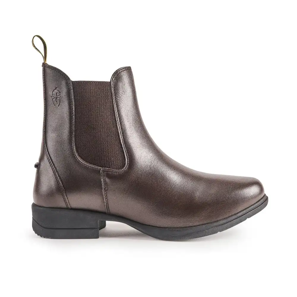 Polished Leather Comfort Riding Boots