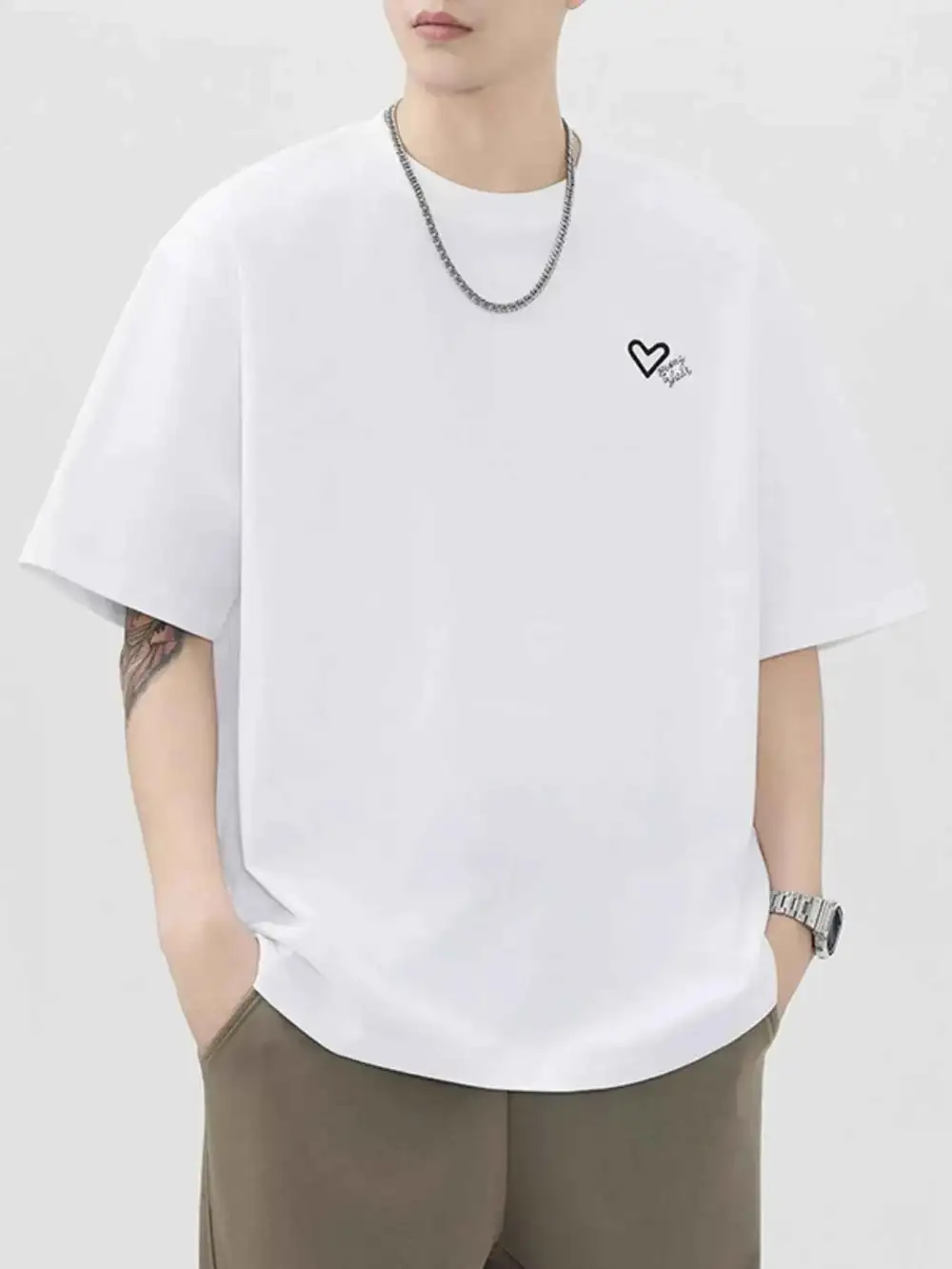 Breathable Round Neck Short Sleeve T-Shirt