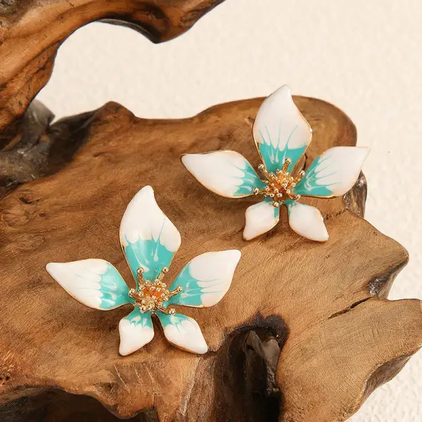Floral Drop Earrings