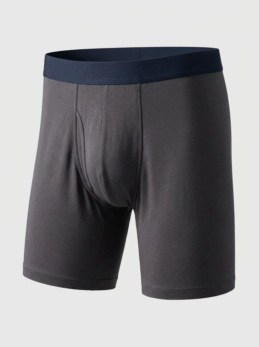 Men's Navy Blue Minimalist Boxer Briefs