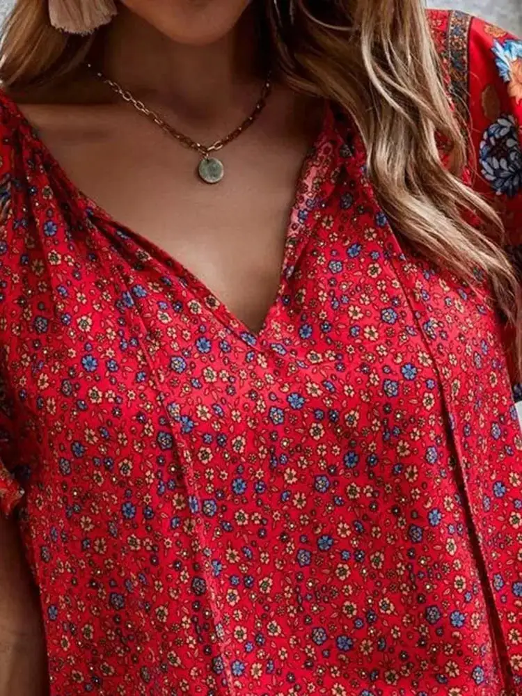 Floral Boho Top