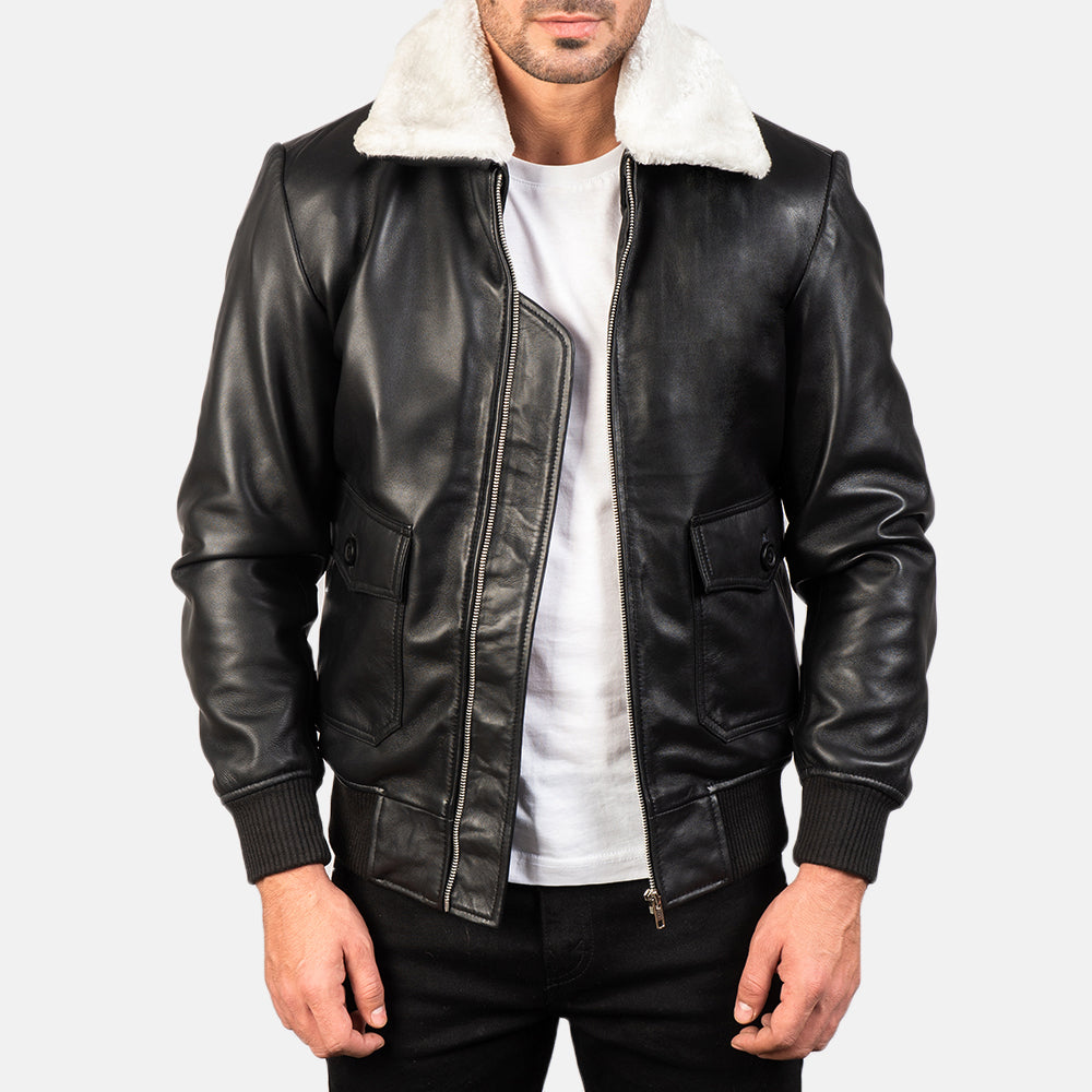 Men's Heritage Bomber Leather Jacket