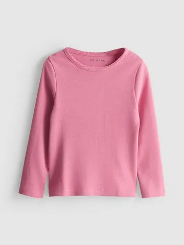 1-9yrs | Cotton Rich Ribbed Long Sleeve T-Shirt