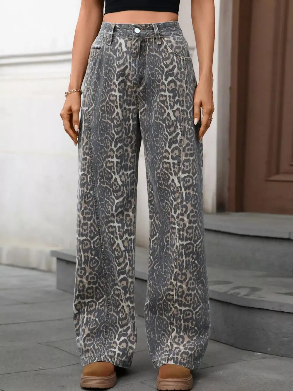 Drawstring Comfy Denim Jeans