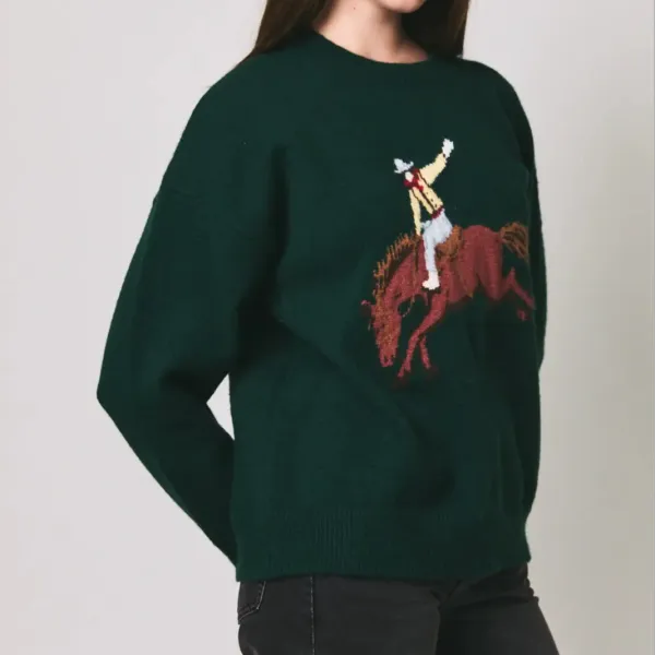 Cowboy Crew Neck Sweater