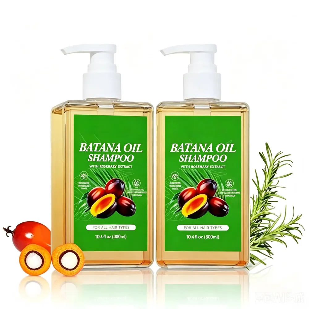 Batana Oil Shampoo,Rosemary Shampoo,Nourishing & Rejuvenating for Softness & Volume, Suitable for Men & Women, Reduces Hair Loss (10.14 fl oz)
