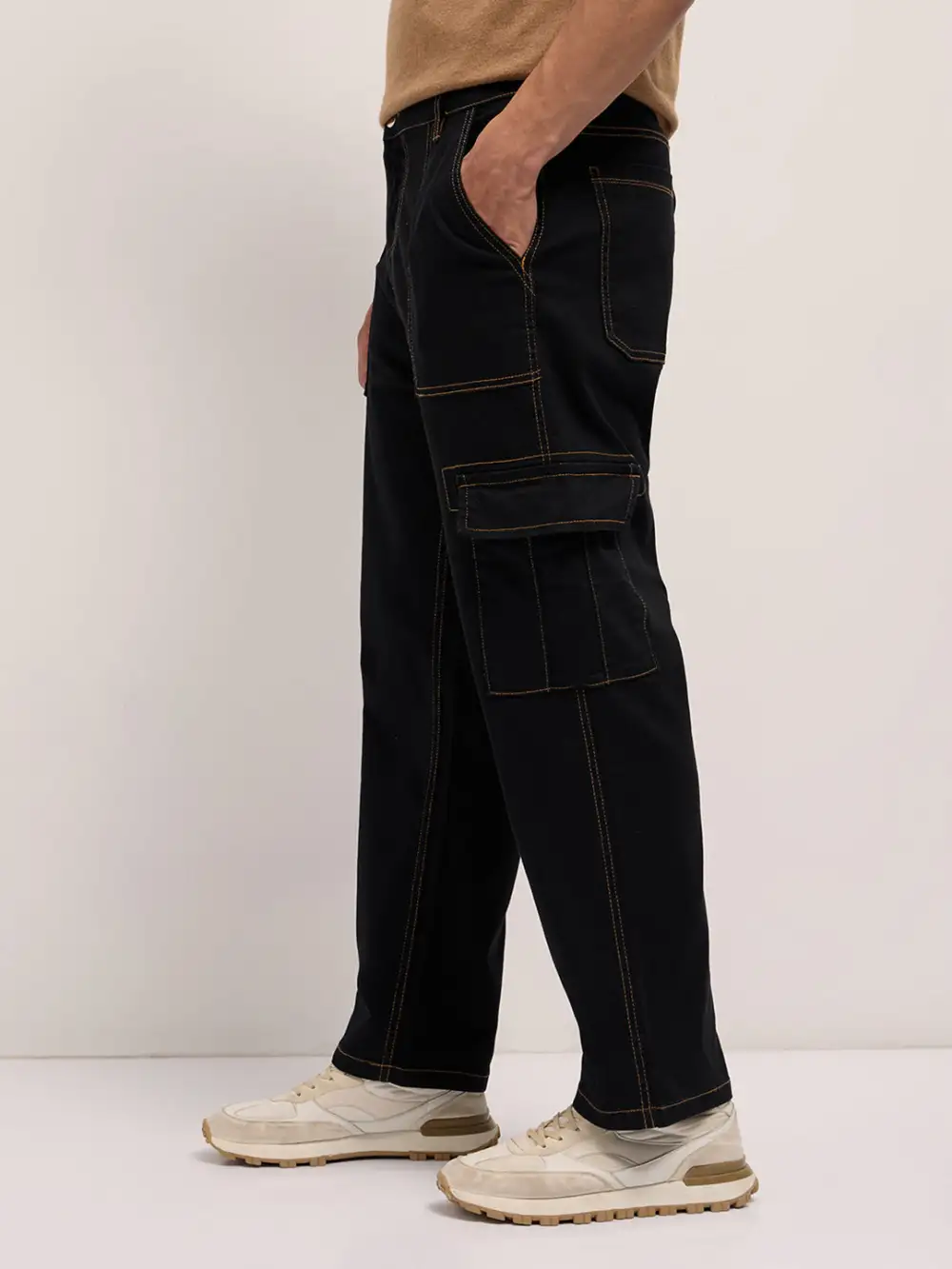 Coastal Baggy Cargo Pocket Jeans