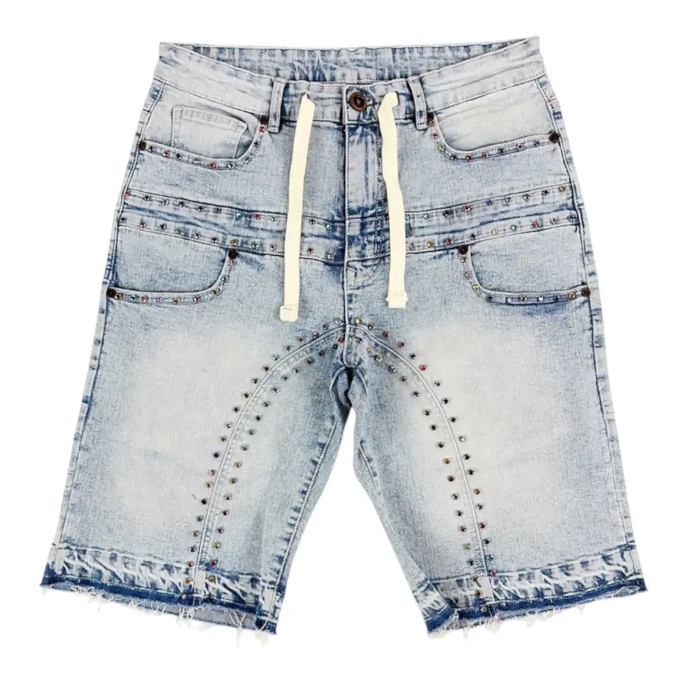 Men's Track Denim Shorts