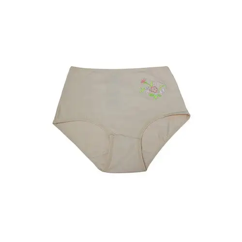 Flower Embroidery Cotton Panty