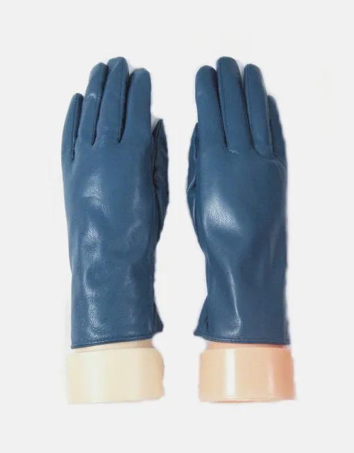 Smooth Faux Leather Gloves