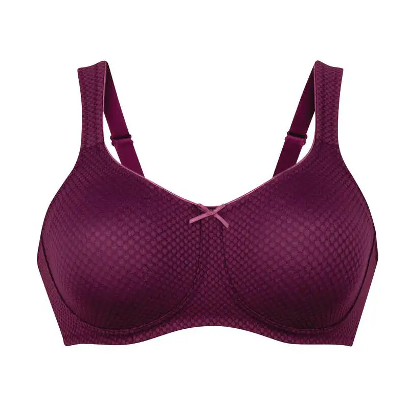 Women's Post-Mastectomy Padded Padded Straps Jacquard Bra