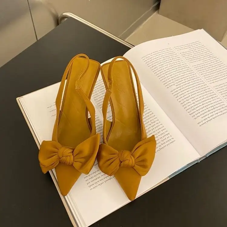 Bow Detail Stiletto Sandals