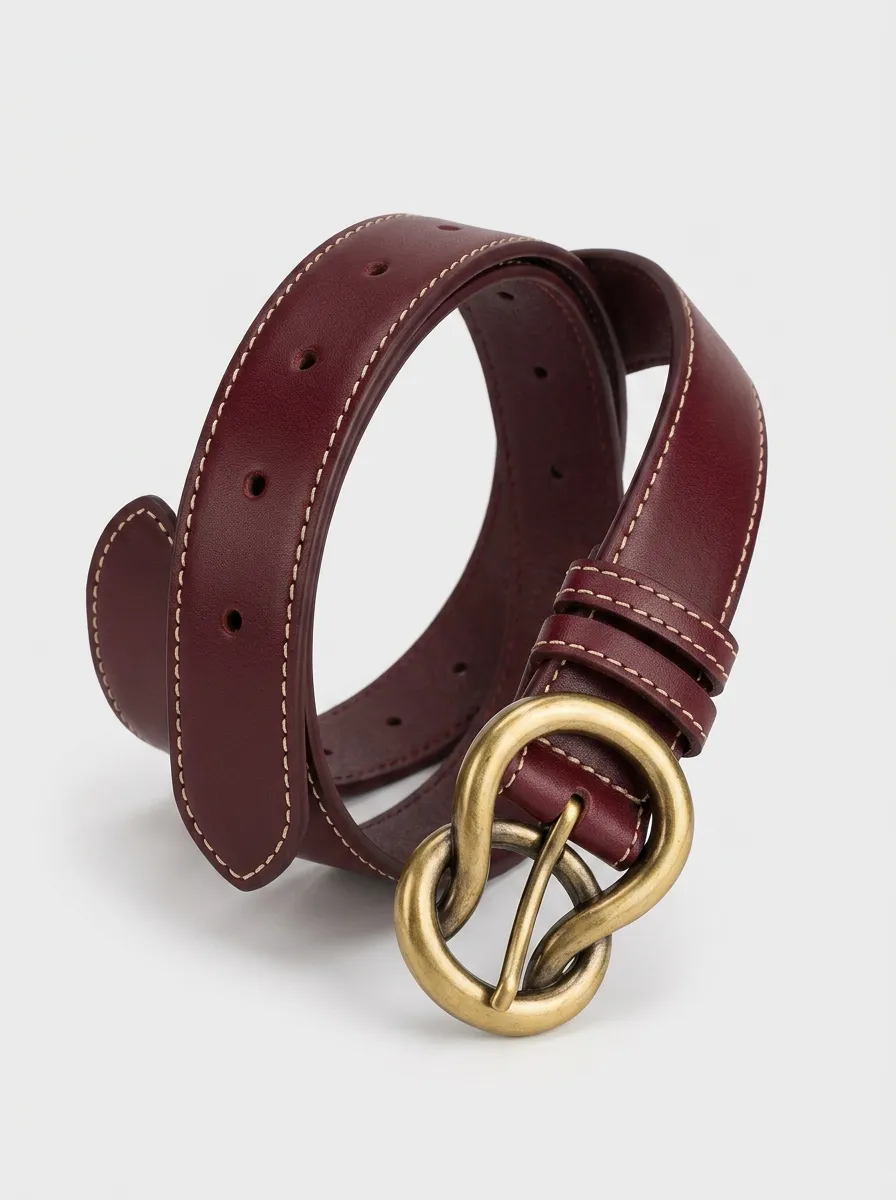 Knot-Buckle Waist Belt