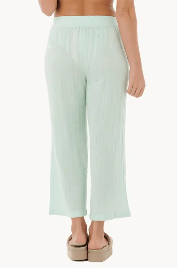 Flowing Cotton Cropped Pants