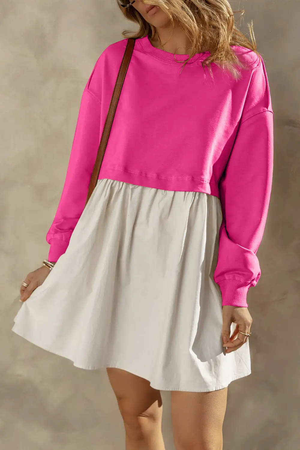 Classic Long Sleeve Mini Dress