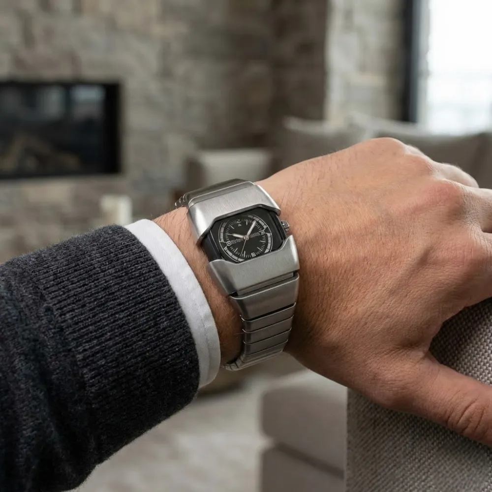 Compass Dial Men's Watch