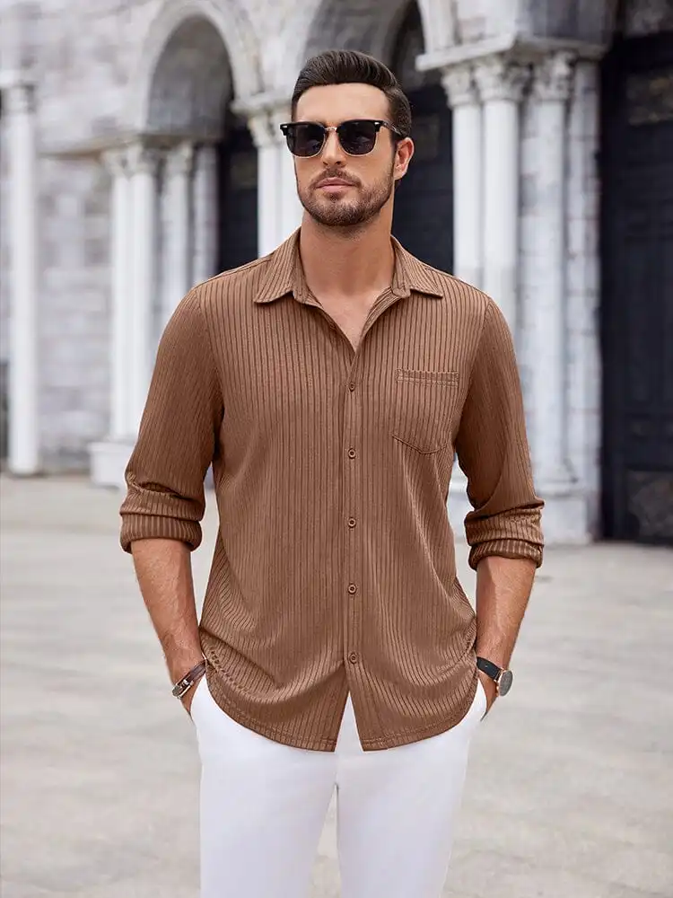 Striped Textured Shirt