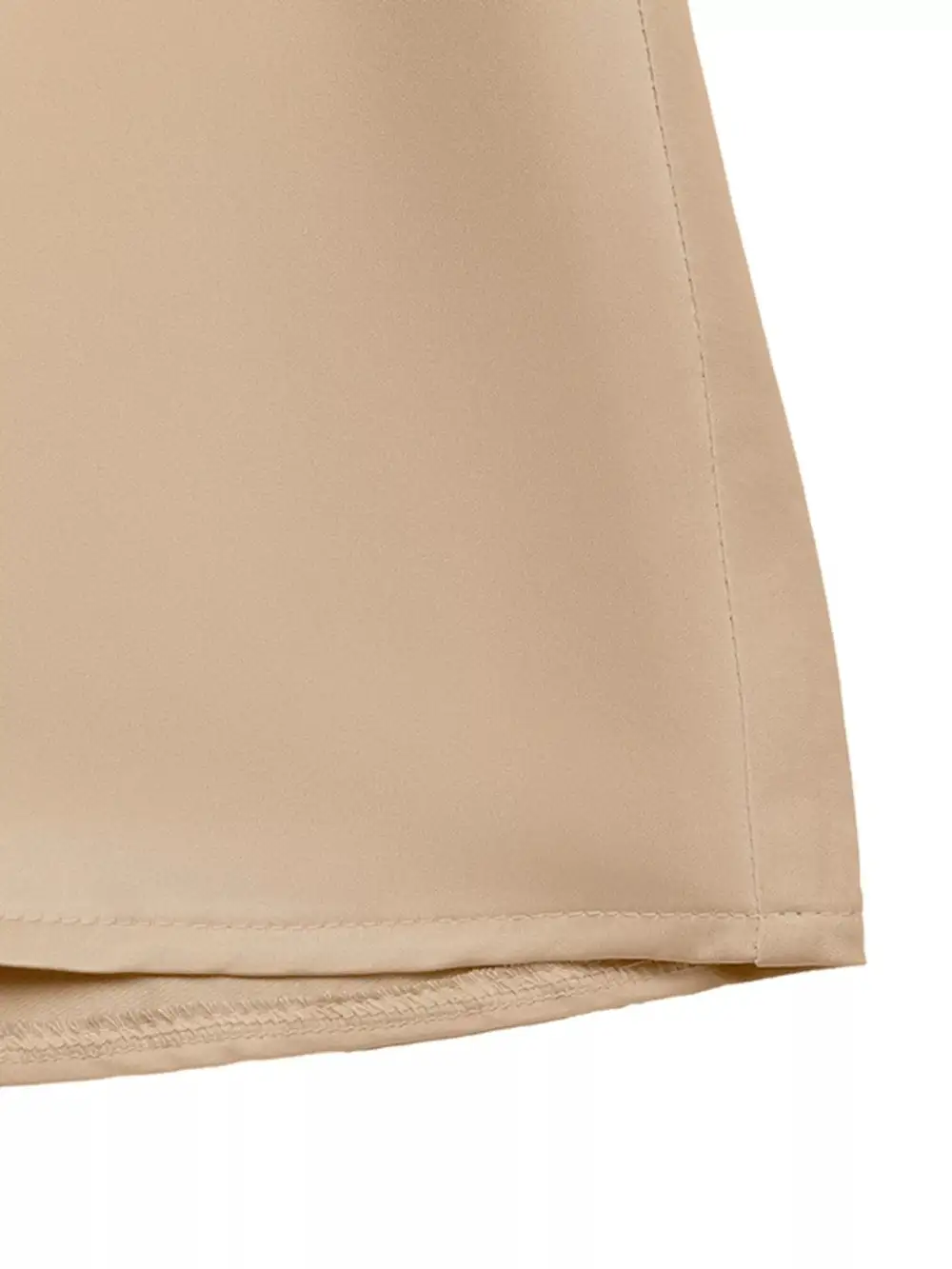 Satin Pocketed Wrap Midi Dress