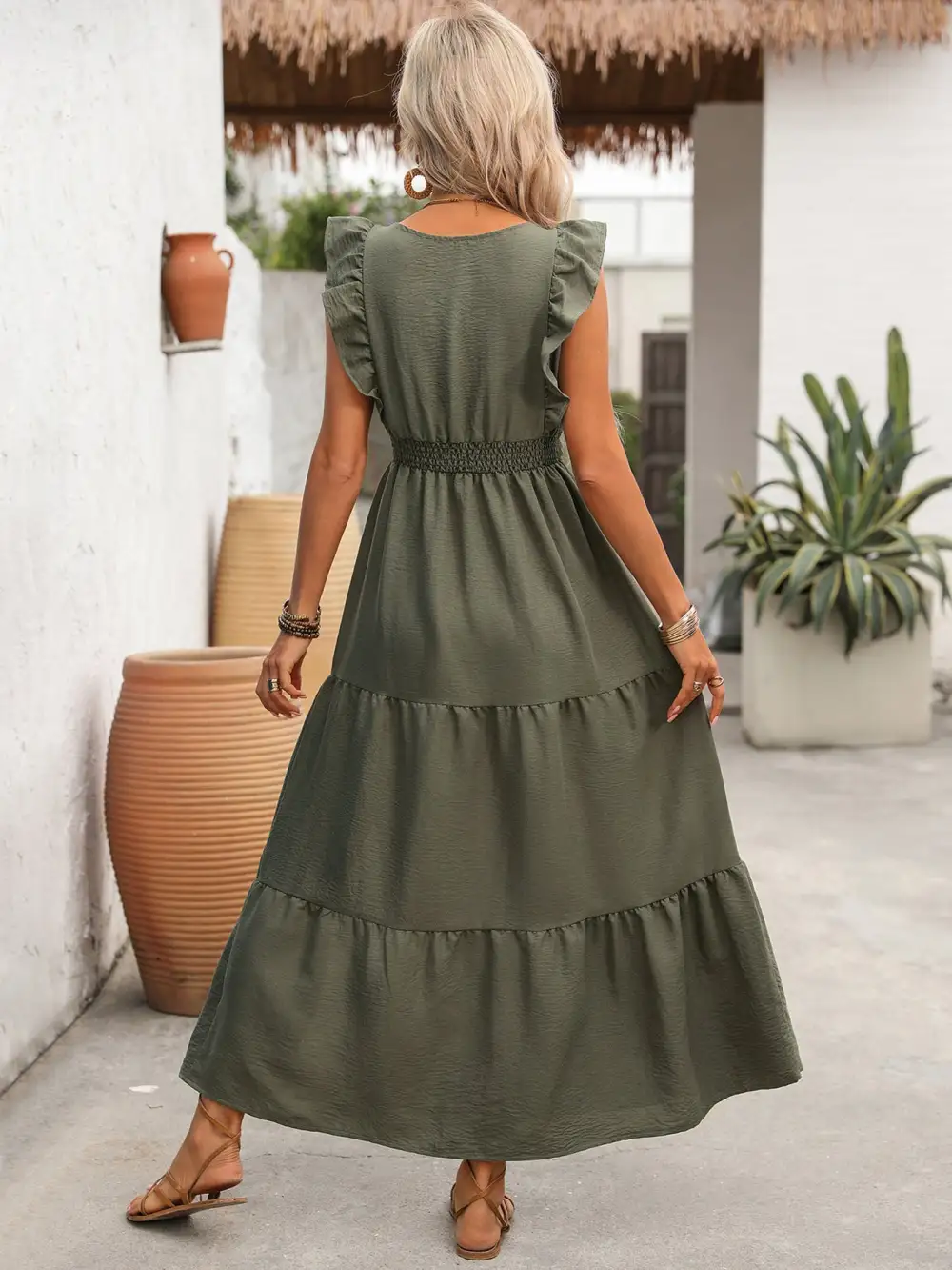 Beatrice Flow Waist Maxi Dress