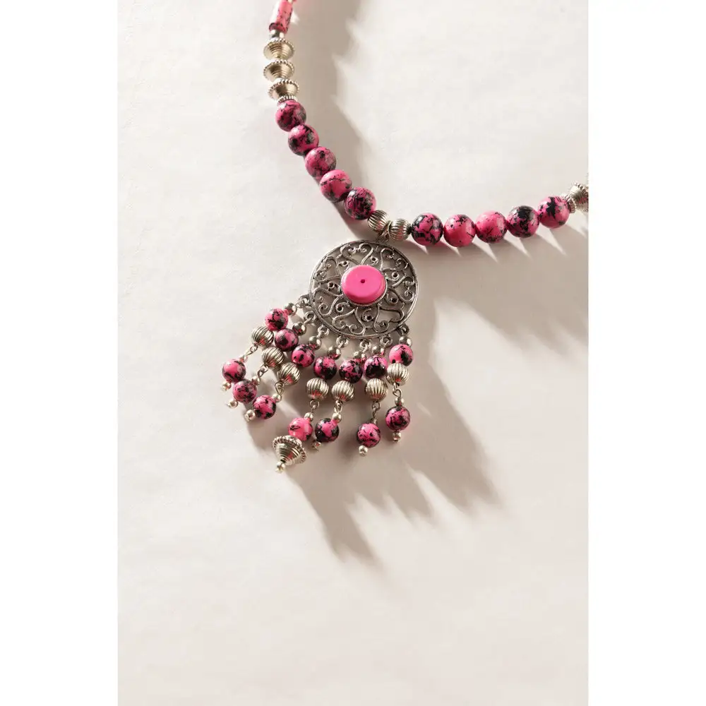 Concho Detail Contemporary Necklace