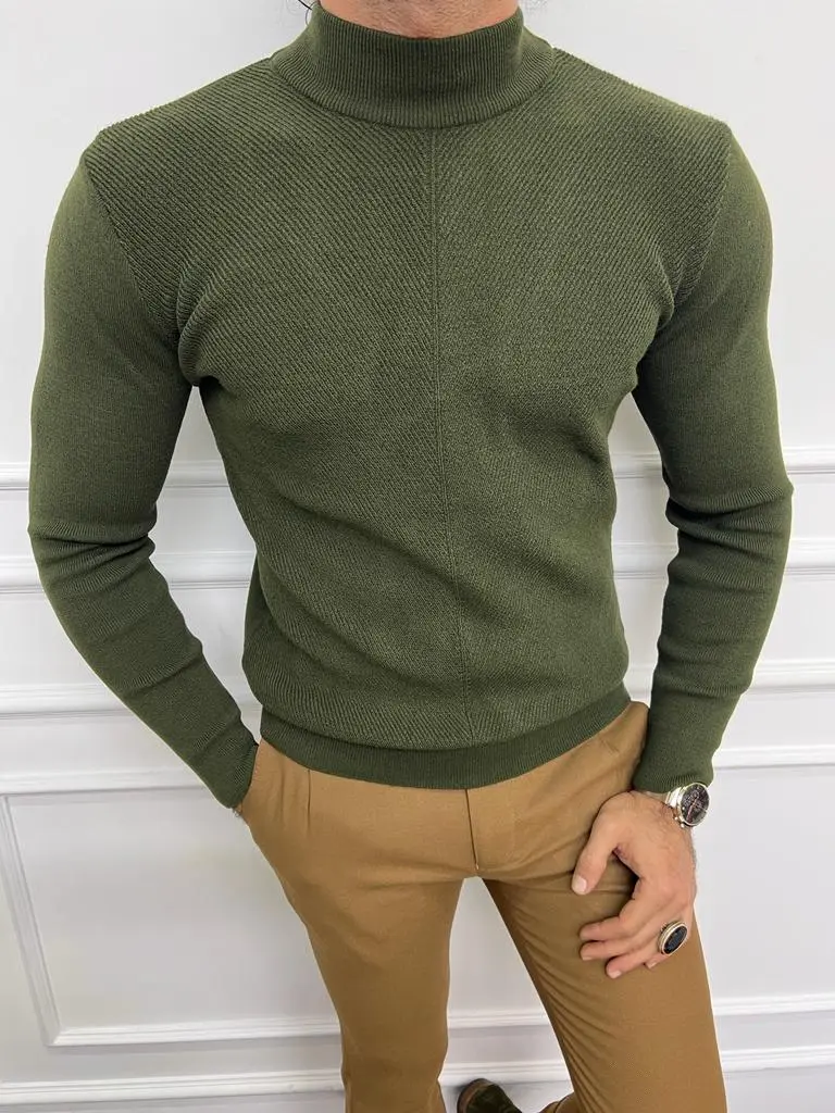 Slim Fit Refined Turtleneck Sweater