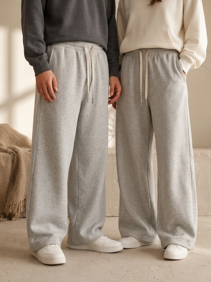 Unisex Wide‑Leg Pants