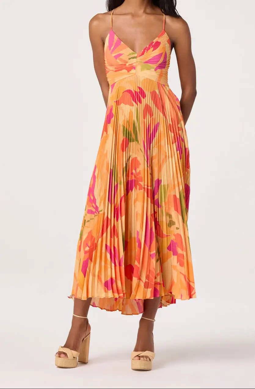 Floral Midi Easy Fit Dress