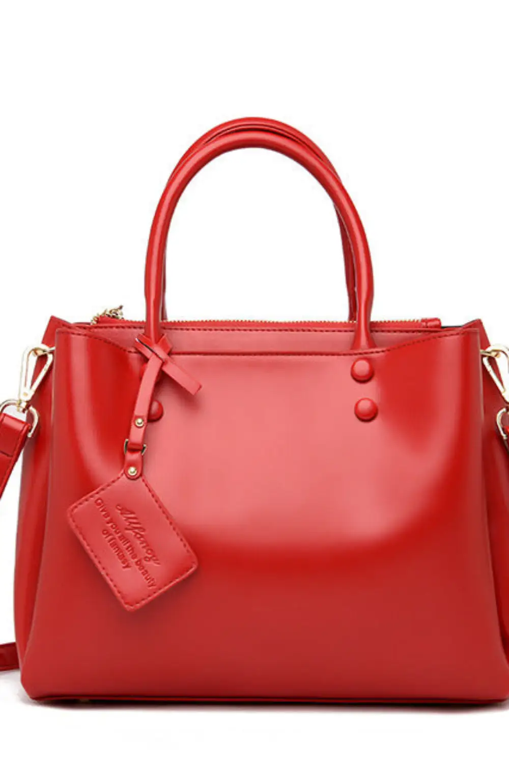Large Capacity Single Shoulder Handbag Soft PU Vertical Square 2025 Trend