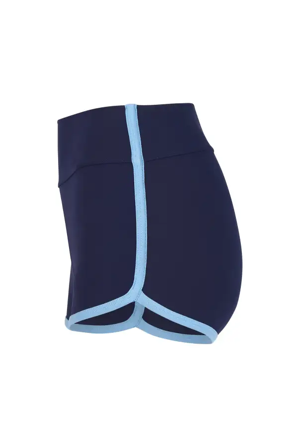 Sporty Contrast-Trim Shorts