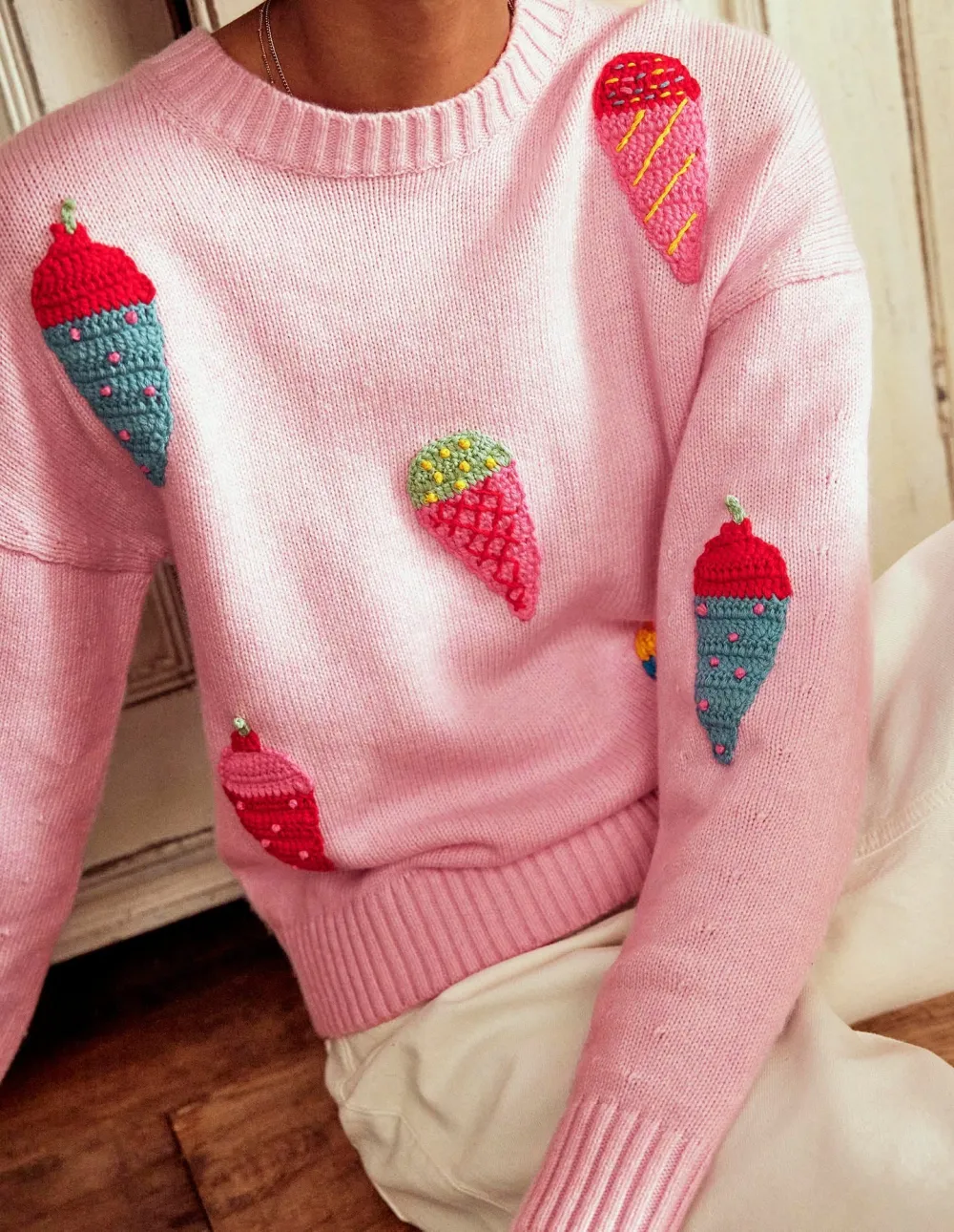Novelty Embroidered Sweater