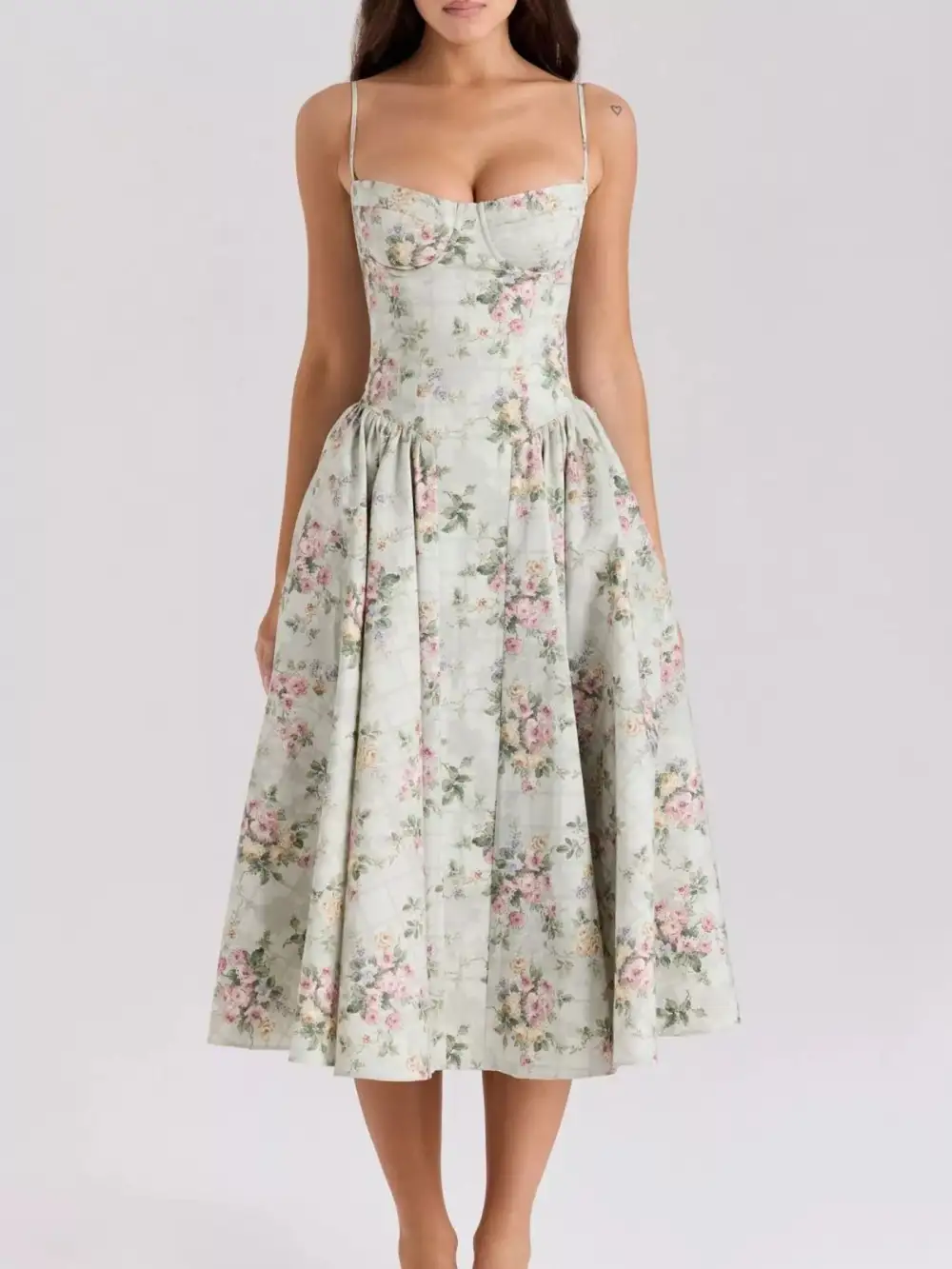 Easy Fit Sleeveless Midi Dress