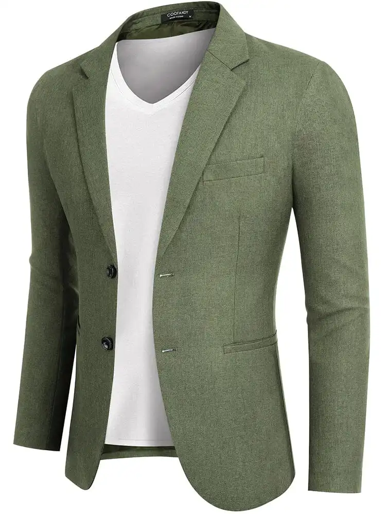 Classic Two Button Suit Jacket