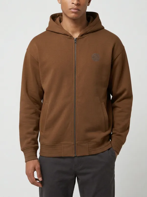 Men's Ocean Wave Graphic Full-Zip Hoodie
