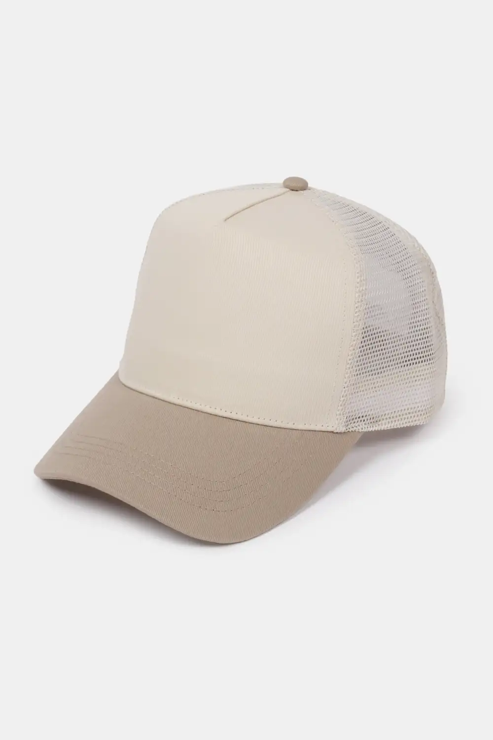 Mesh Back Two Tone Five Panel Panel Baseball Cap