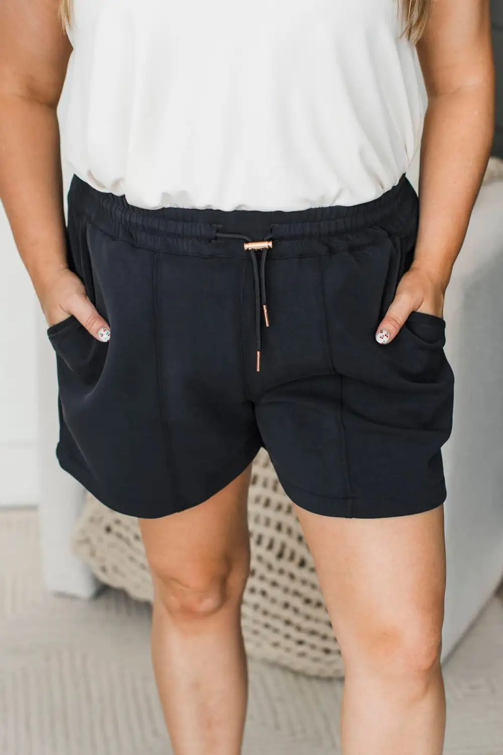 Drawstring Lounge Shorts