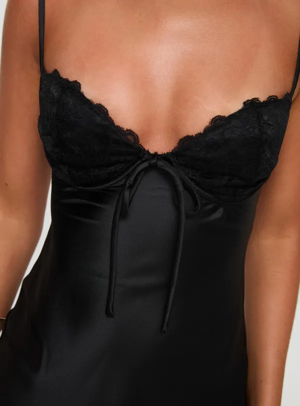 Drop Waist Sweetheart Neck Maxi Dress