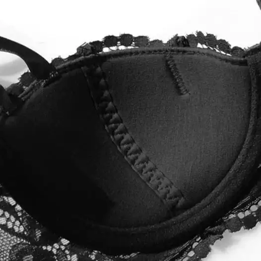 Balconette Bra with Hook-and-Eye Closure