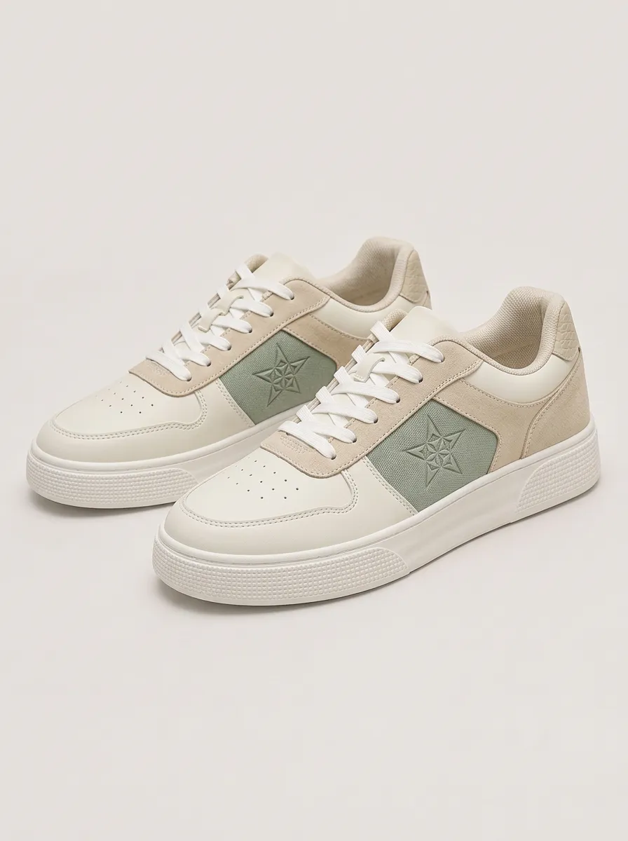 Men's Geometric Star Skate Shoes