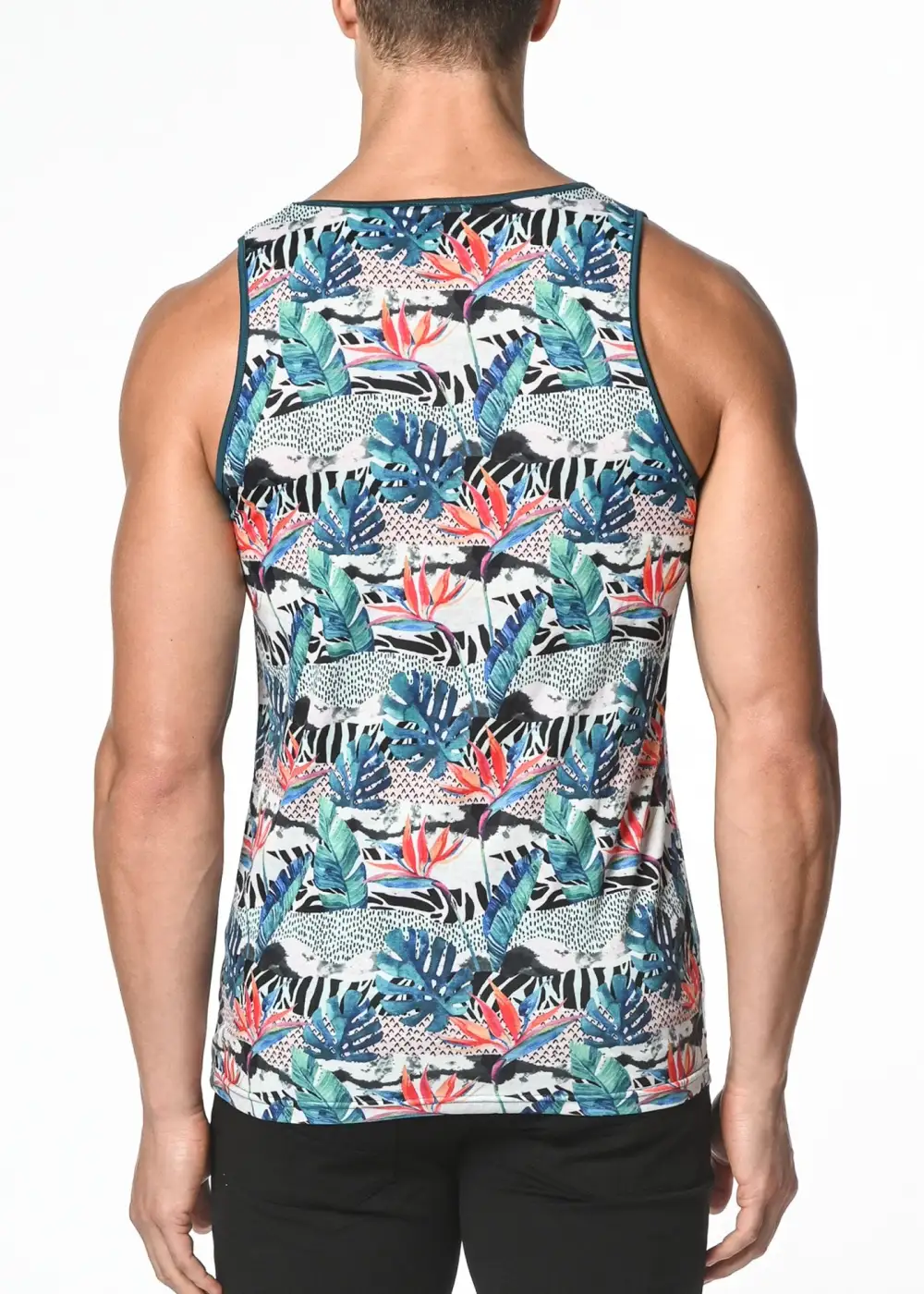 Leisure Printed Jersey Tank Top