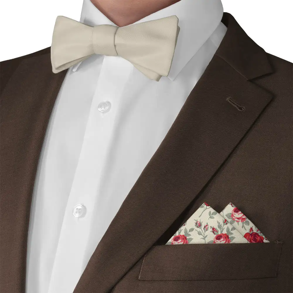 Clean Sharp Floral Pocket Square