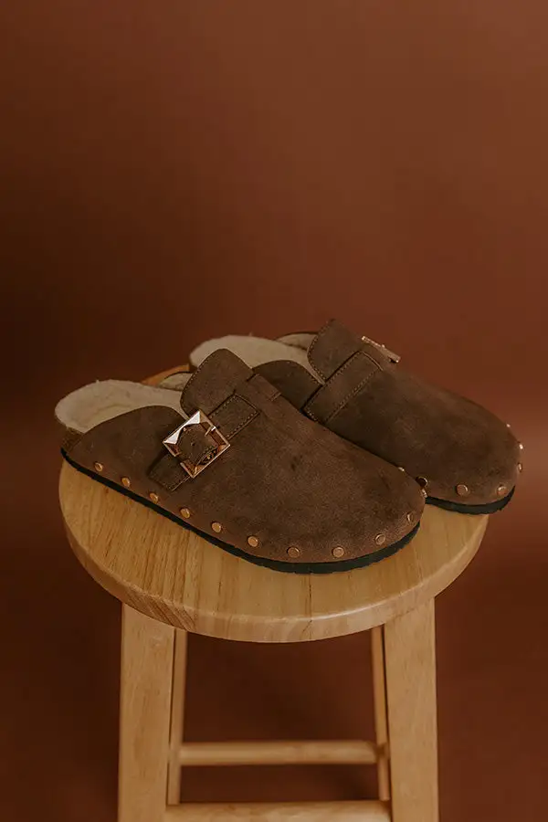 Everyday Faux Nubuck Clogs