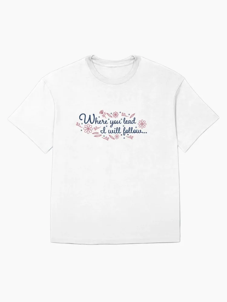 Women's Casual Elegant Text Print Crew Neck Short-Sleeve T-Shirt